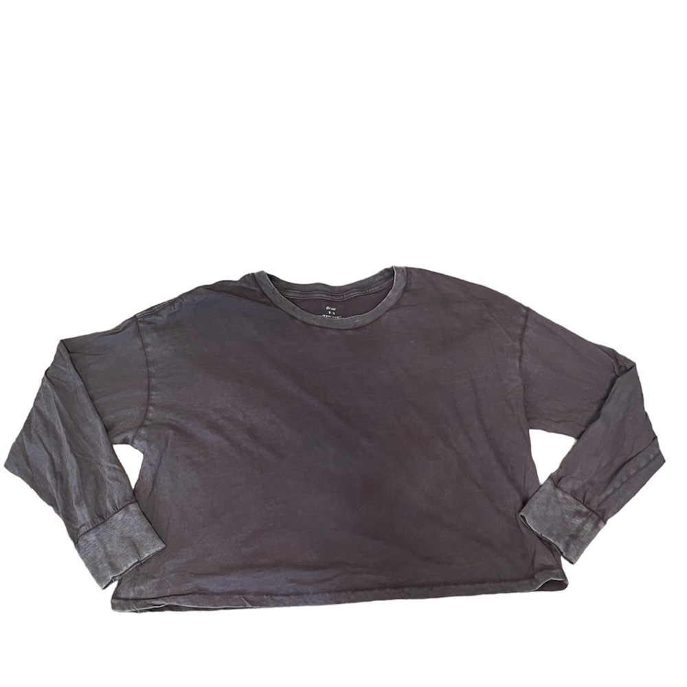 Aerie distressed crop top